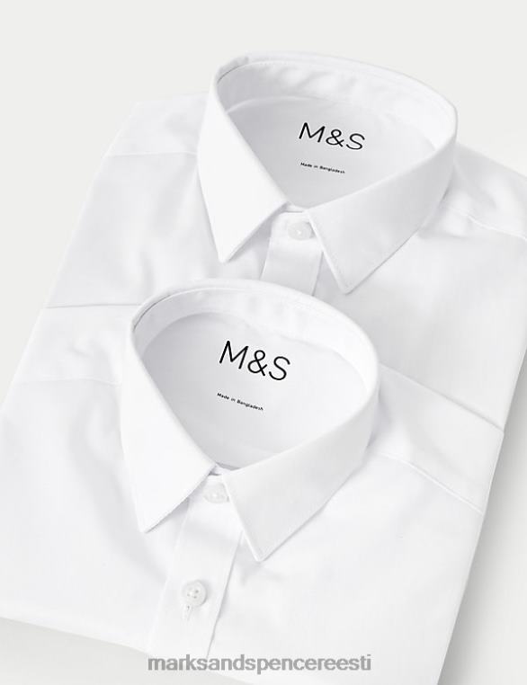 koolivorm ee Marks & Spencer lapsed 2tk mittetriikrauad koolisärgid valge NZTRN8208