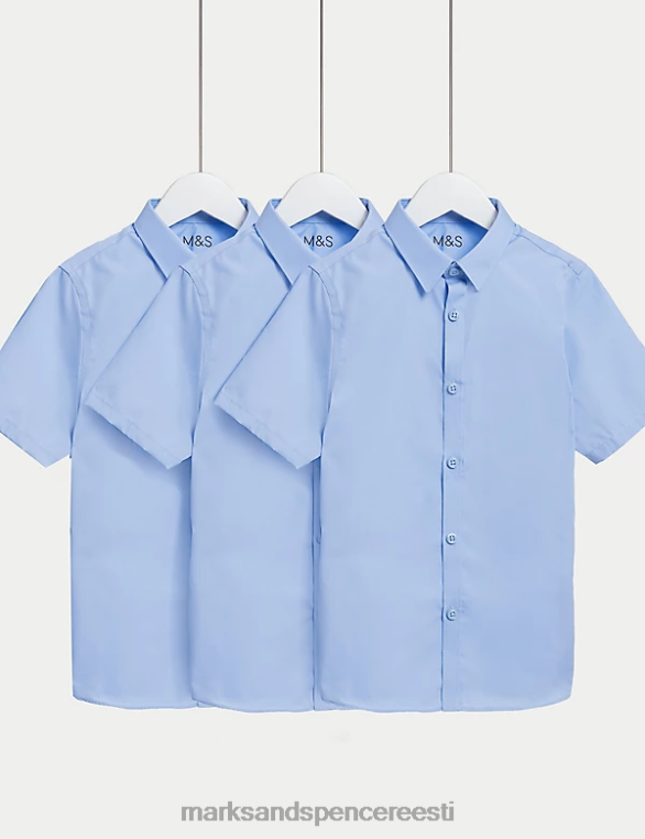 koolivorm ee Marks & Spencer lapsed 3pk lihtne raud koolisärgid sinine NZTRN8350