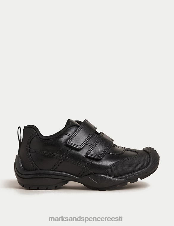 jalatsid ee Marks & Spencer lapsed nahast freshfeet koolijalatsid must NZTRN8664