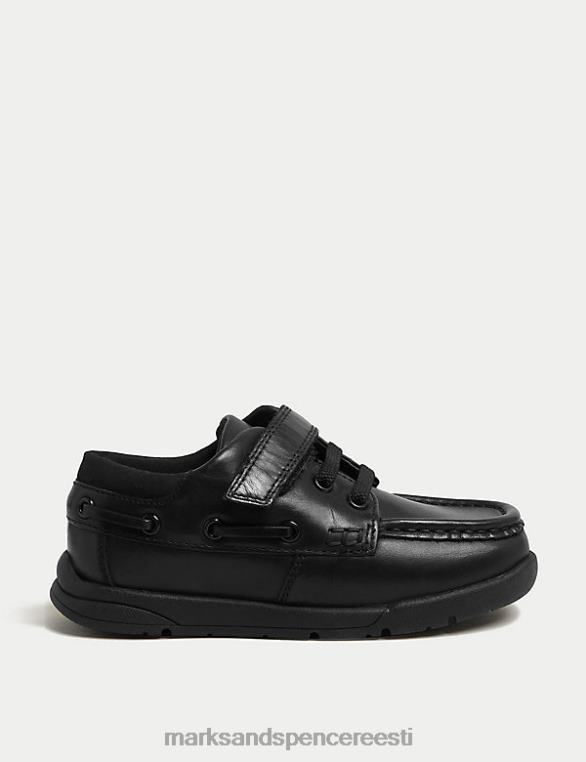 jalatsid ee Marks & Spencer lapsed nahast freshfeet riptape koolijalatsid must NZTRN8453