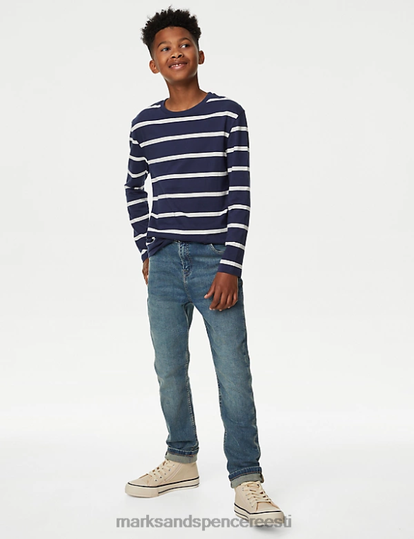 Riietus ee Marks & Spencer lapsed jones sirge istumisega puuvillane koos stretch teksadega tooni NZTRN8451