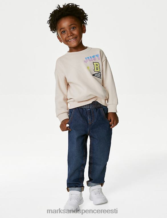 Riietus ee Marks & Spencer lapsed lõdvestunud teksad denim NZTRN8377