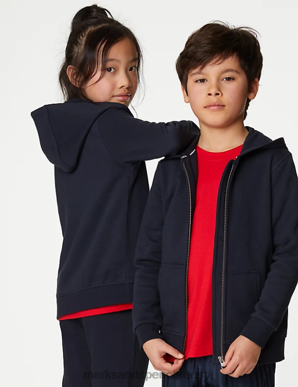 Riietus ee Marks & Spencer lapsed kapuutsiga kooli dressipluus merevägi NZTRN7853
