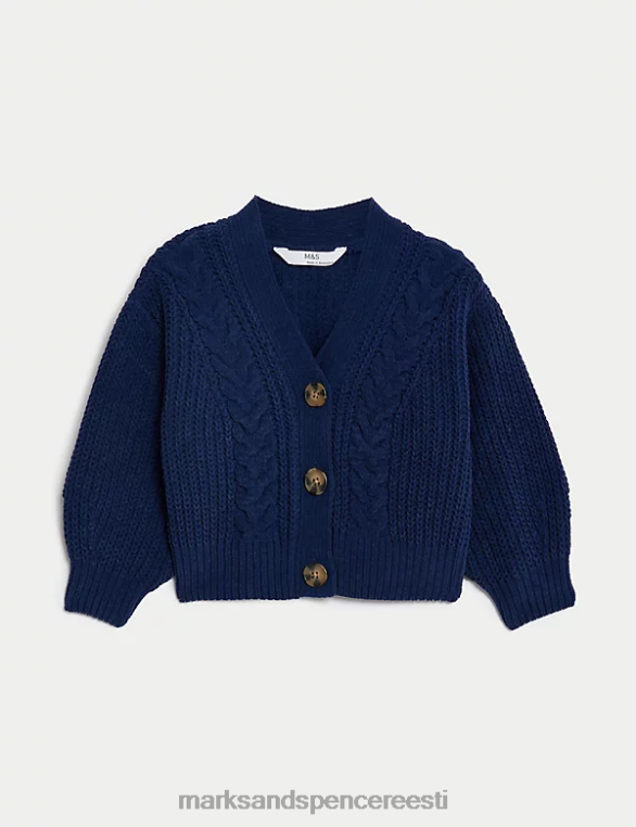 Riietus ee Marks & Spencer lapsed kootud kardigan merevägi NZTRN9104