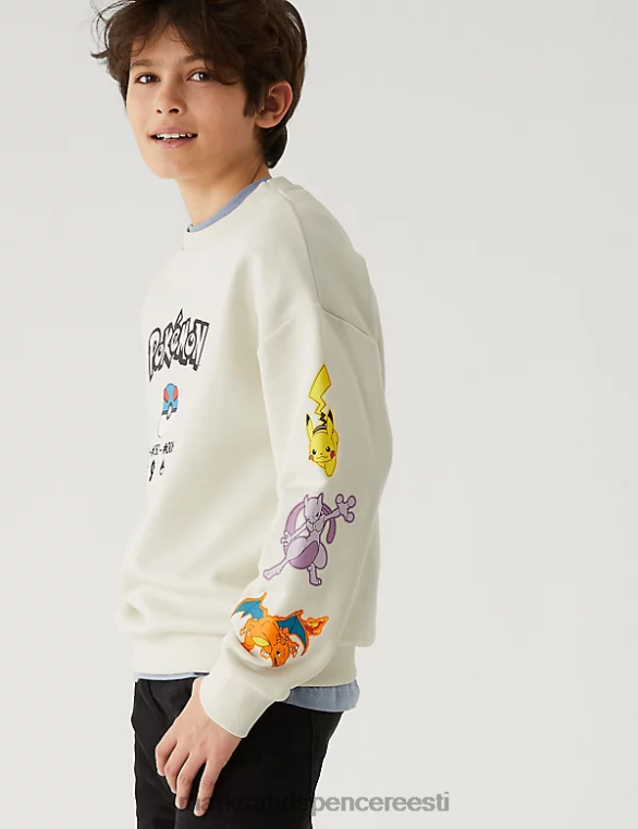 Riietus ee Marks & Spencer lapsed puuvillase rikkaliku pokemoni dressipluus kivi NZTRN8281