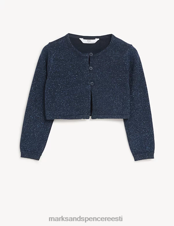 Riietus ee Marks & Spencer lapsed puuvillase säraga kardigan merevägi NZTRN9804