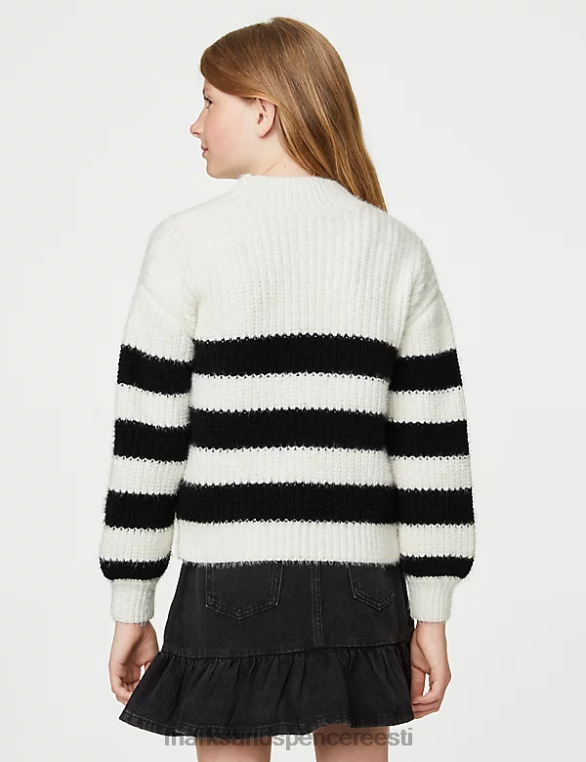 Riietus ee Marks & Spencer lapsed triibuline kampsun elevandiluu segu NZTRN9865