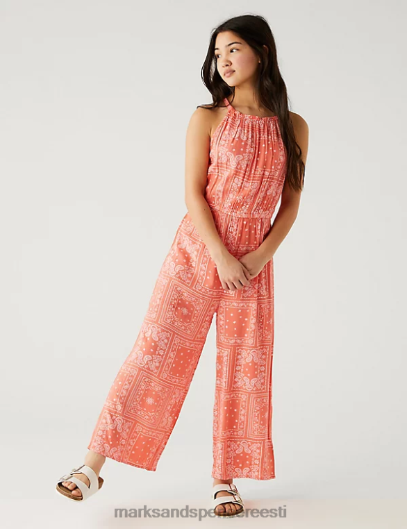 Riietus ee Marks & Spencer lapsed bandaani mustriga kombinesoon korallid NZTRN9892