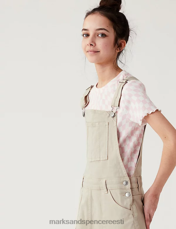 Riietus ee Marks & Spencer lapsed denim pinafore ekru NZTRN9462