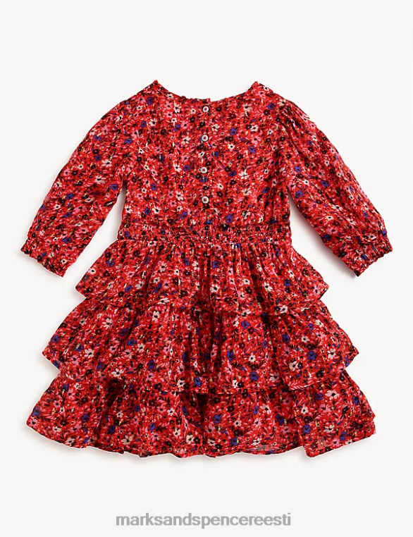 Riietus ee Marks & Spencer lapsed lilleline kleit punane NZTRN8879
