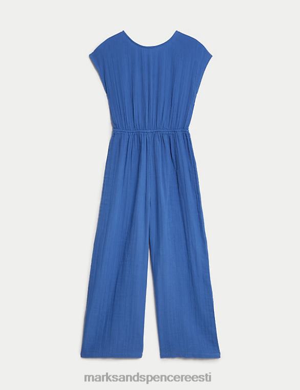 Riietus ee Marks & Spencer lapsed puhtast puuvillast kombinesoon sinine NZTRN9291