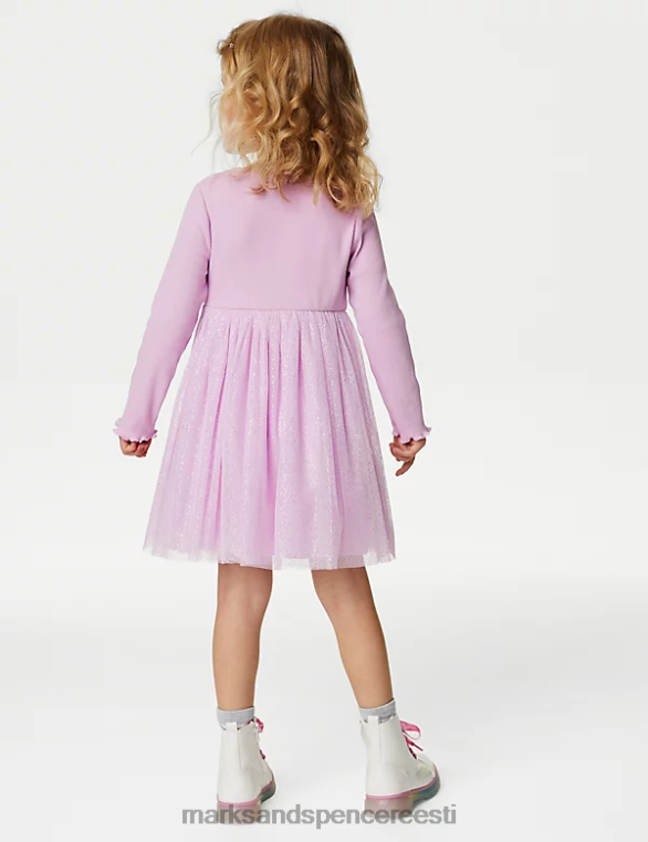 Riietus ee Marks & Spencer lapsed sädelev astmeline kleit roosa NZTRN9875