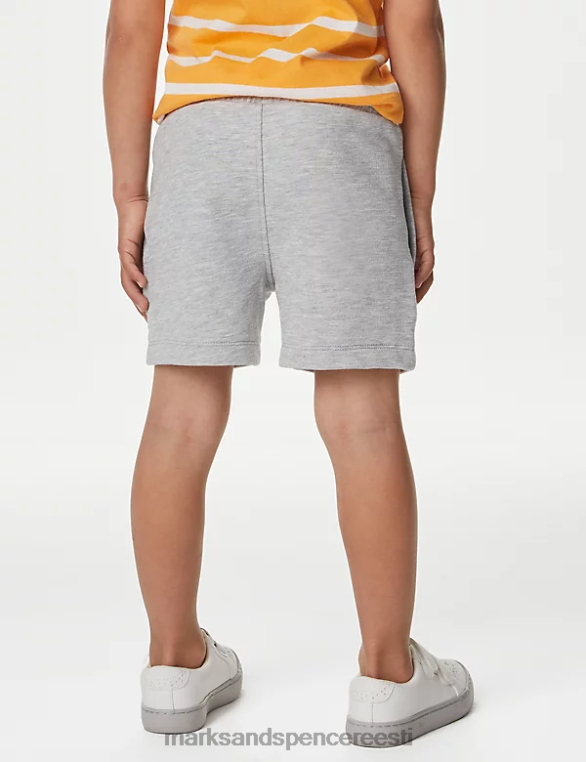 Riietus ee Marks & Spencer lapsed 2 tk puuvillased lühikesed püksid tumesinine/hall NZTRN8022