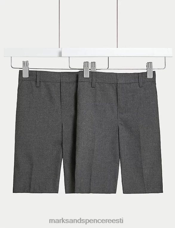Riietus ee Marks & Spencer lapsed 2pk lihtsasti riietatavad koolipüksid hall NZTRN8522
