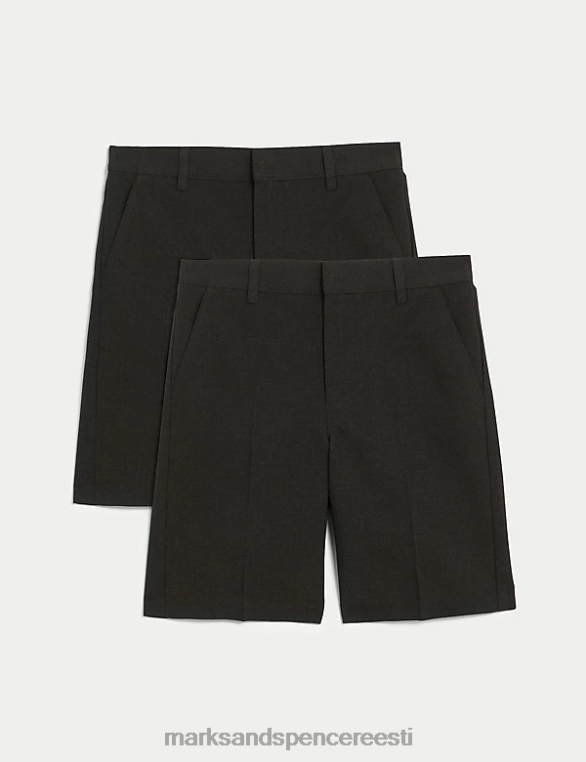 Riietus ee Marks & Spencer lapsed 2pk tavalised koolipüksid süsi NZTRN8065