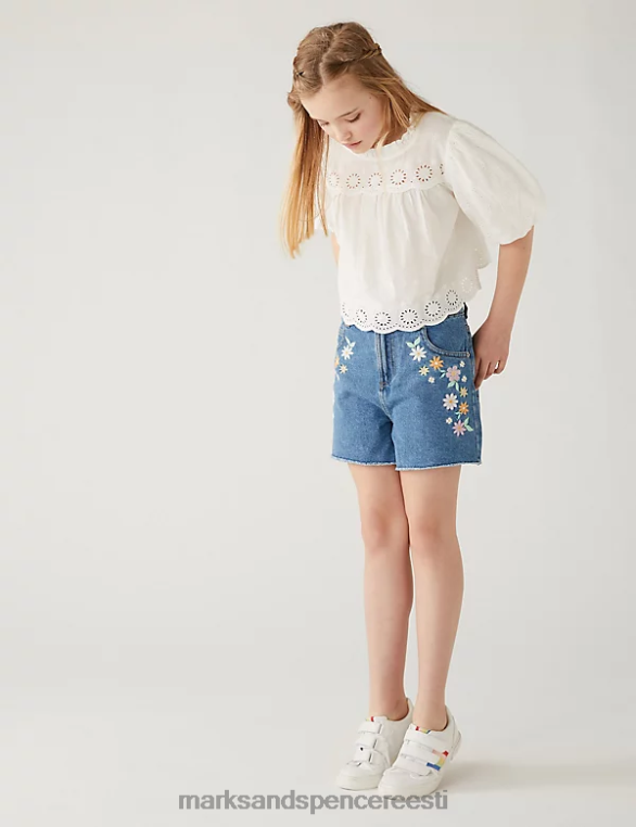 Riietus ee Marks & Spencer lapsed ema tikitud lühikesed püksid denim NZTRN9355