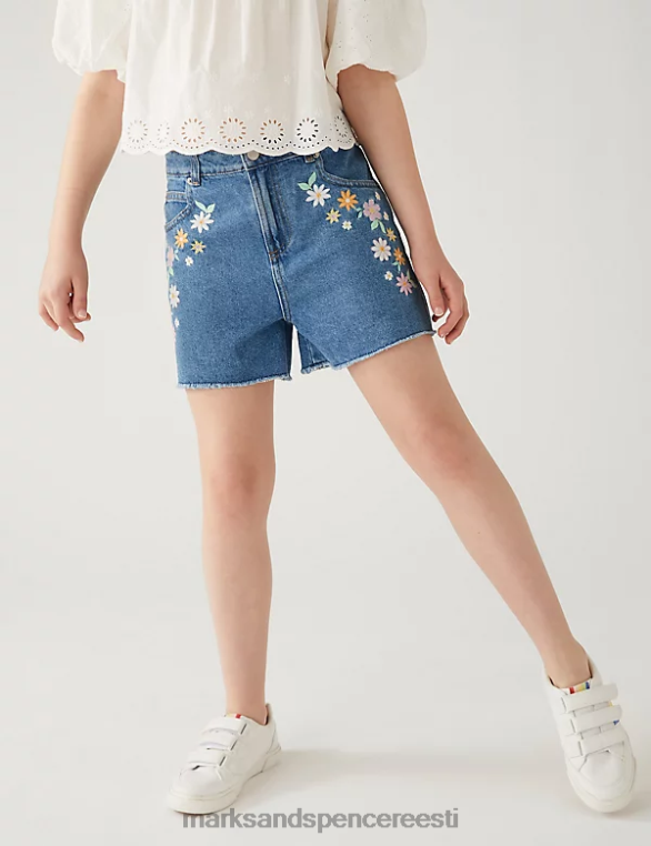 Riietus ee Marks & Spencer lapsed ema tikitud lühikesed püksid denim NZTRN9355