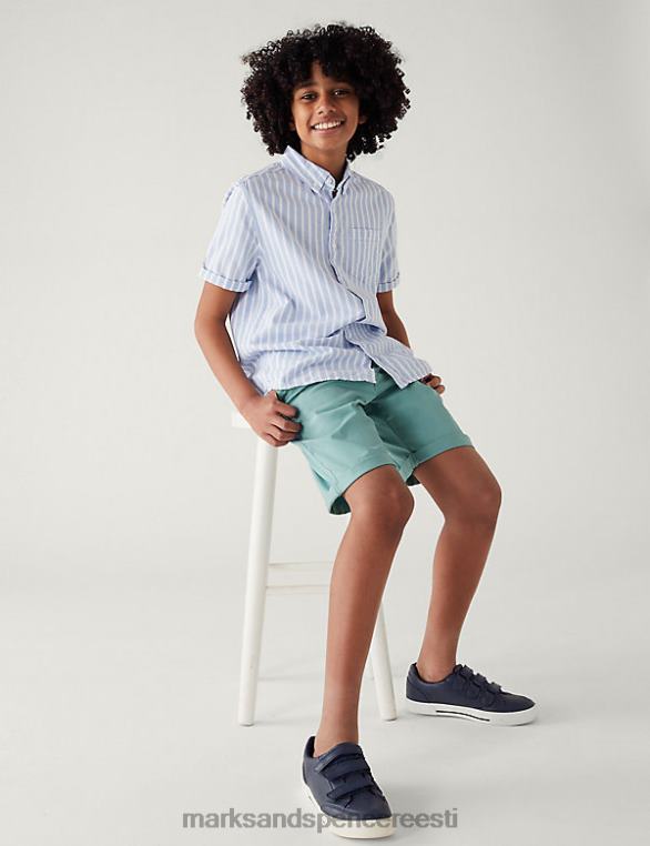 Riietus ee Marks & Spencer lapsed puuvillased chino lühikesed püksid tolmune vesi NZTRN8621