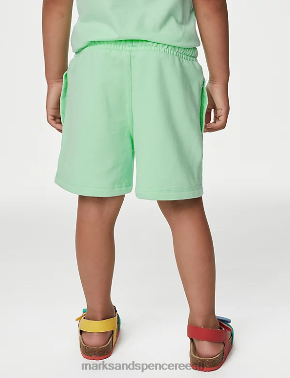 Riietus ee Marks & Spencer lapsed puuvillased tavalised lühikesed püksid roheline NZTRN8737