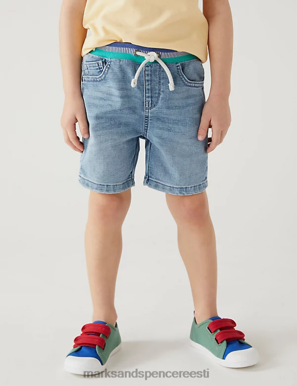 Riietus ee Marks & Spencer lapsed puuvillased teksapüksid hele denim NZTRN8635