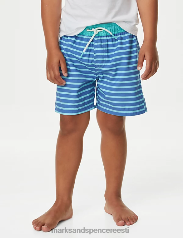 Riietus ee Marks & Spencer lapsed triibulised ujumispüksid vee segu NZTRN7856