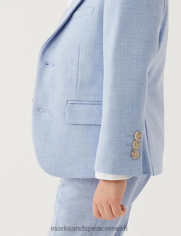 Riietus ee Marks & Spencer lapsed mini mulle ülikonna jope pehme sinine NZTRN7808