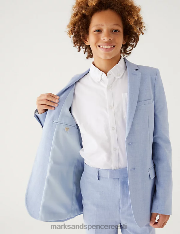 Riietus ee Marks & Spencer lapsed mini mulle ülikonna jope pehme sinine NZTRN7953