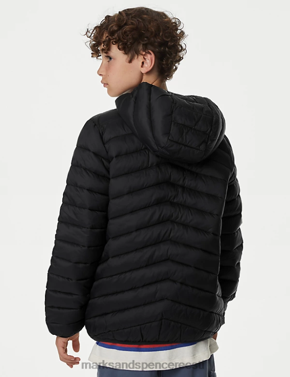 Riietus ee Marks & Spencer lapsed stormwear kerge polsterdatud jope must NZTRN8257