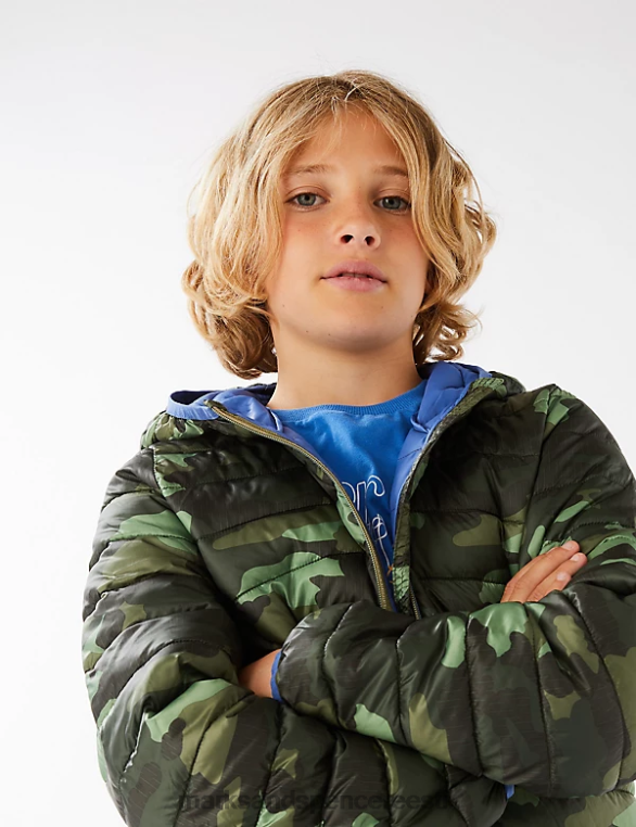 Riietus ee Marks & Spencer lapsed stormwear kerge polsterdatud jope must NZTRN8723