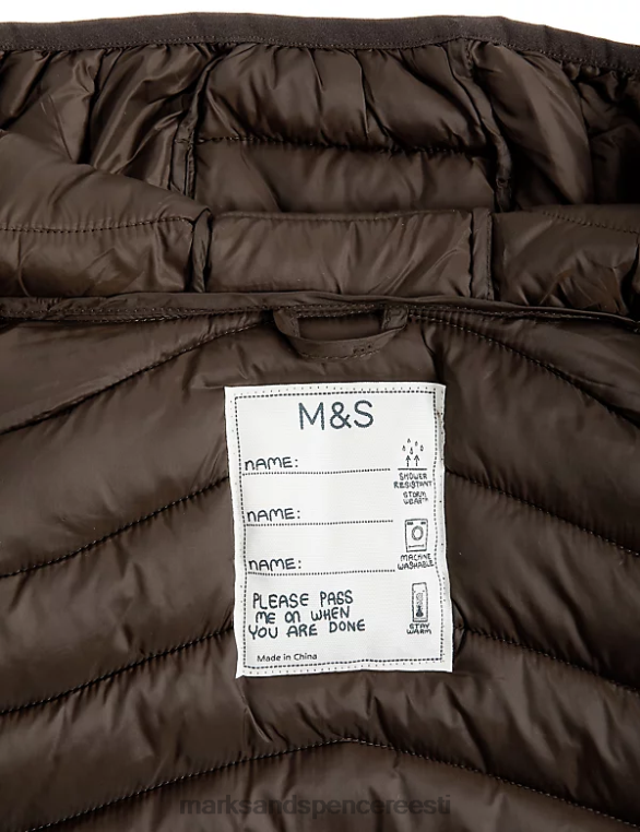 Riietus ee Marks & Spencer lapsed stormwear kerge polsterdatud jope pruun NZTRN8259