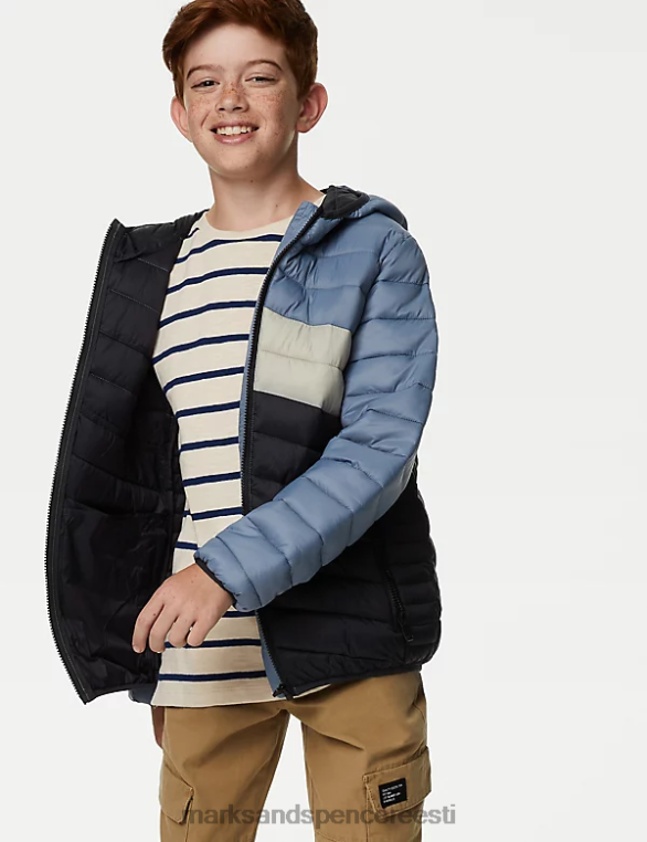 Riietus ee Marks & Spencer lapsed stormwear kerge polsterdatud jope söe segu NZTRN7972