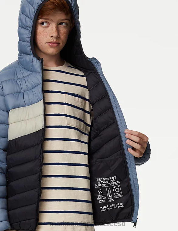 Riietus ee Marks & Spencer lapsed stormwear kerge polsterdatud jope söe segu NZTRN7972