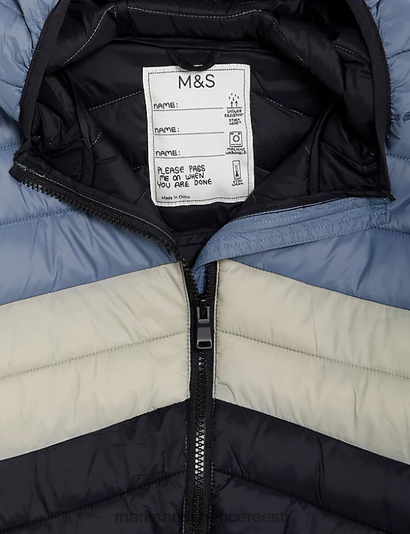 Riietus ee Marks & Spencer lapsed stormwear kerge polsterdatud jope söe segu NZTRN7972