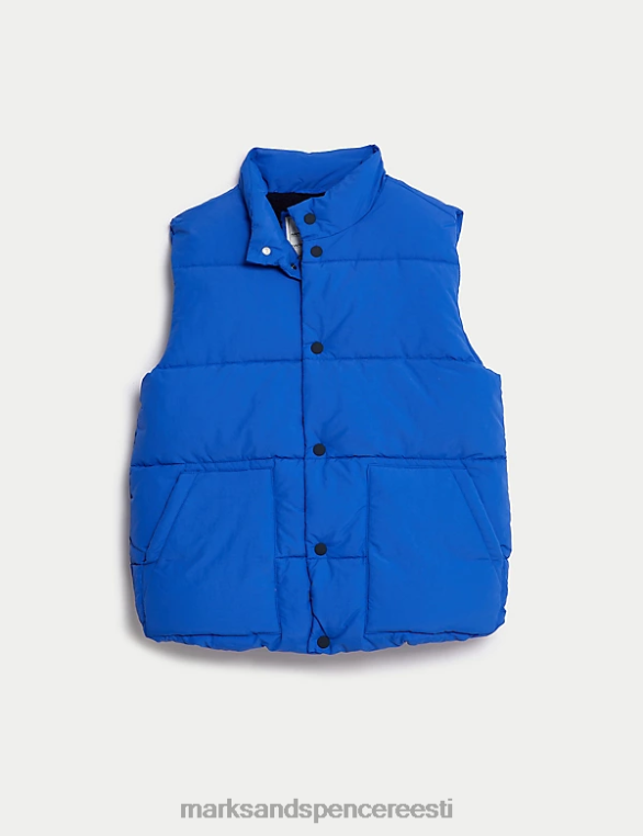 Riietus ee Marks & Spencer lapsed tormirõivad borg voodriga polsterdatud gilet sinine NZTRN8191