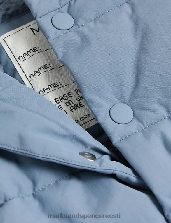 Riietus ee Marks & Spencer lapsed tormirõivaste polsterdatud vutt terasest sinine NZTRN8494