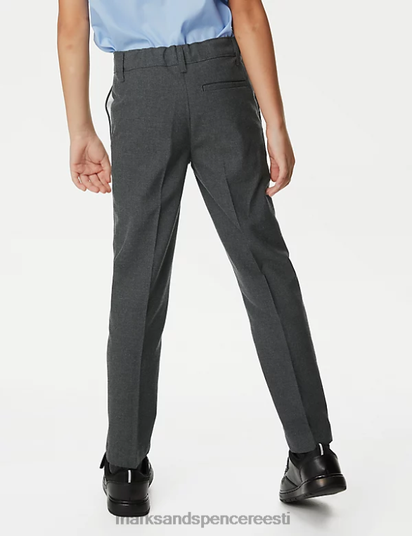 Riietus ee Marks & Spencer lapsed 2pk kitsa jalaga koolipüksid hall NZTRN8087