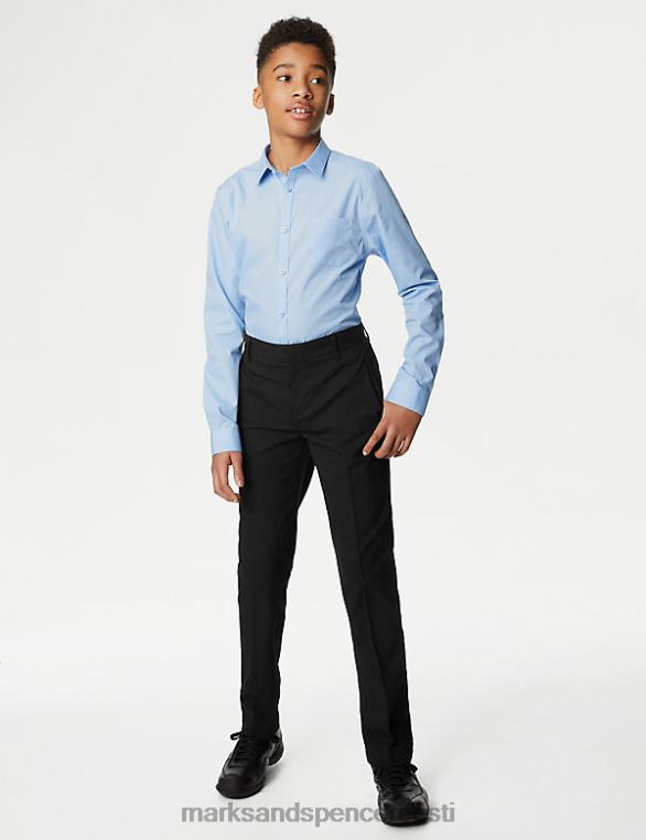 Riietus ee Marks & Spencer lapsed kitsa säärega saleda pihaga koolipüksid must NZTRN8290
