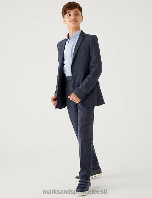 Riietus ee Marks & Spencer lapsed kontrollitud püksid merevägi NZTRN8588