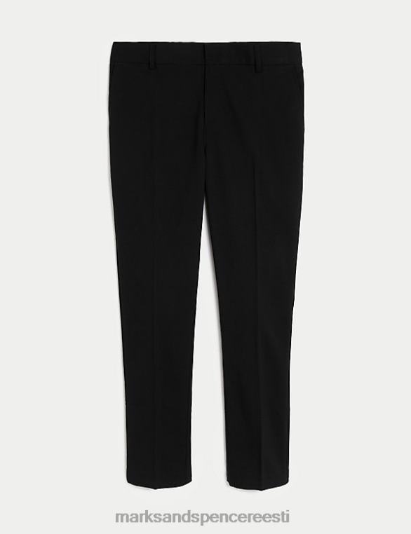 Riietus ee Marks & Spencer lapsed väga kitsa jalaga koolipüksid must NZTRN8644