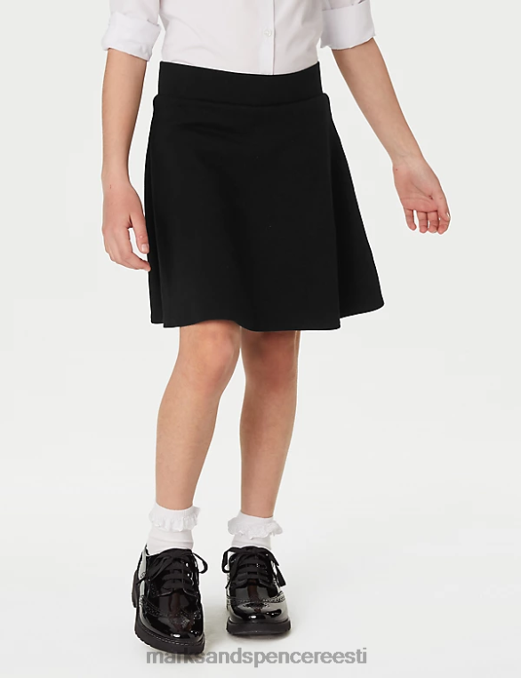 Riietus ee Marks & Spencer lapsed särk kooli skort must NZTRN9099