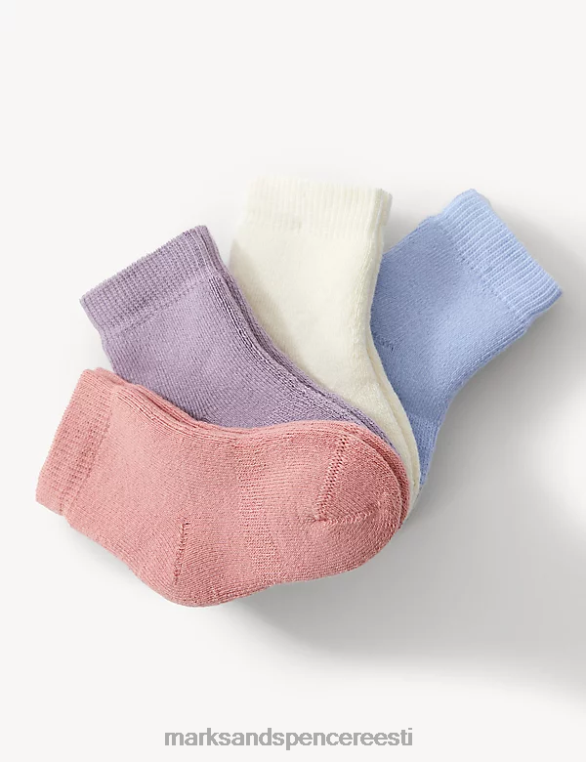 Riietus ee Marks & Spencer lapsed 4 pk frotee sokid mitu NZTRN9407