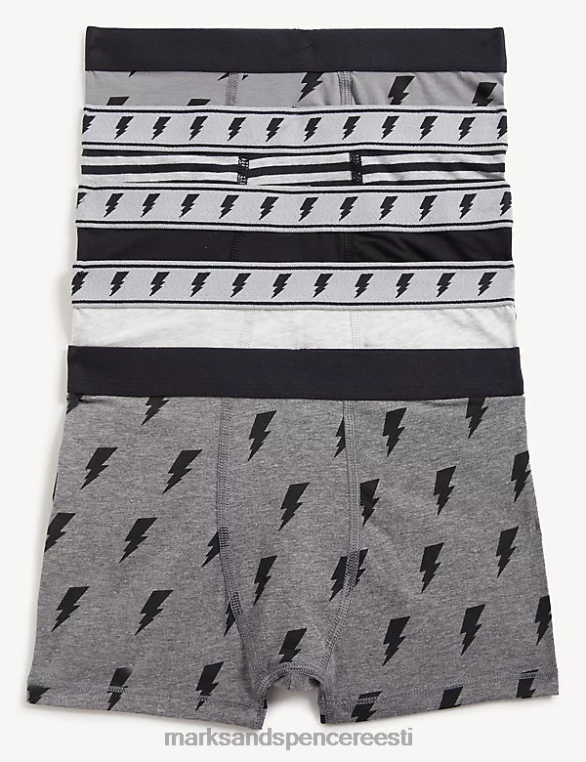 Riietus ee Marks & Spencer lapsed 5pk puuvillased poltkarbid hall segu NZTRN7838