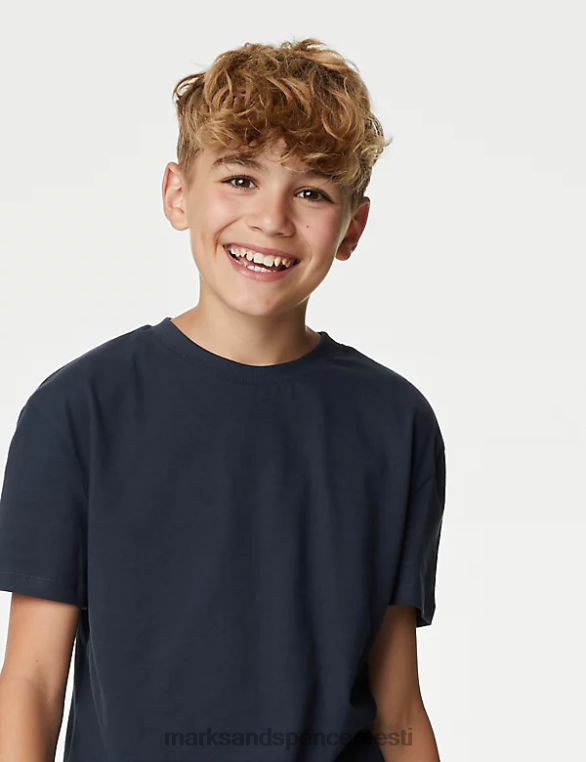 Riietus ee Marks & Spencer lapsed 5pk puuvillarikkad tavalised T-särgid mitu NZTRN8018