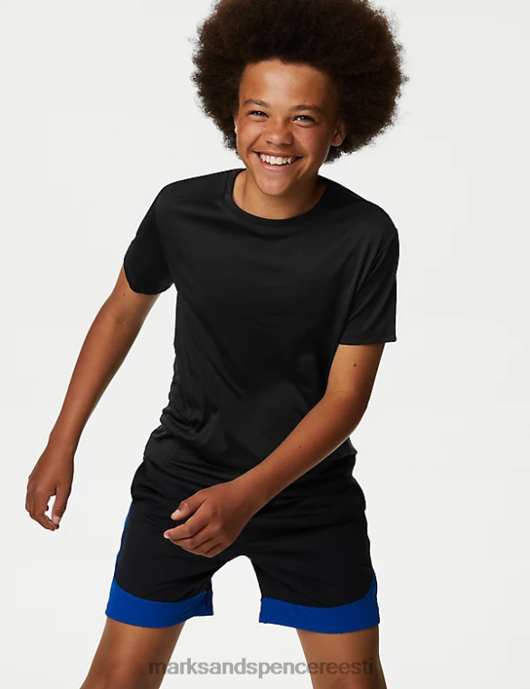 Riietus ee Marks & Spencer lapsed spordi t-särk must segu NZTRN8456
