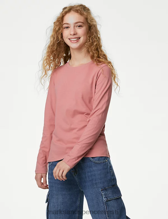 Riietus ee Marks & Spencer lapsed 4pk puhtast puuvillast tavalised topid mitu NZTRN8857