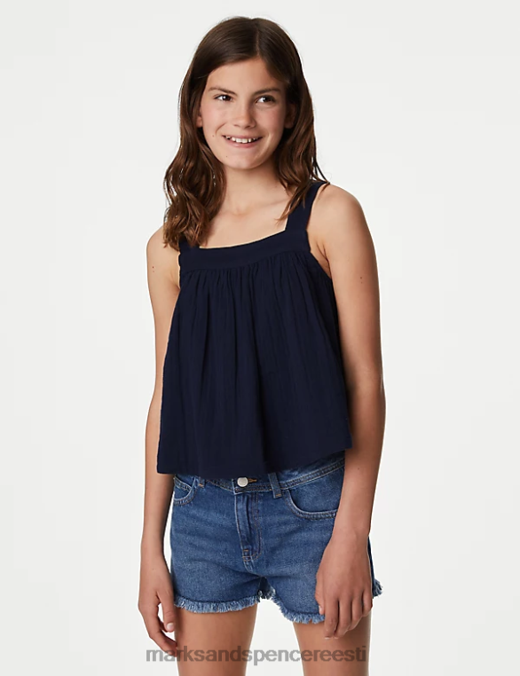 Riietus ee Marks & Spencer lapsed puhtast puuvillast vest merevägi NZTRN8434