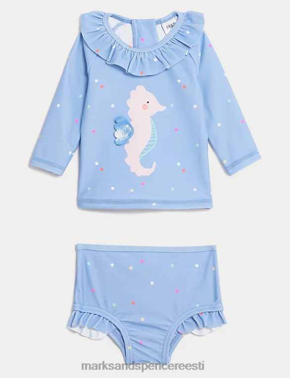 Riietus ee Marks & Spencer lapsed 2tk merihobu ujumiskomplekt sinine segu NZTRN7706