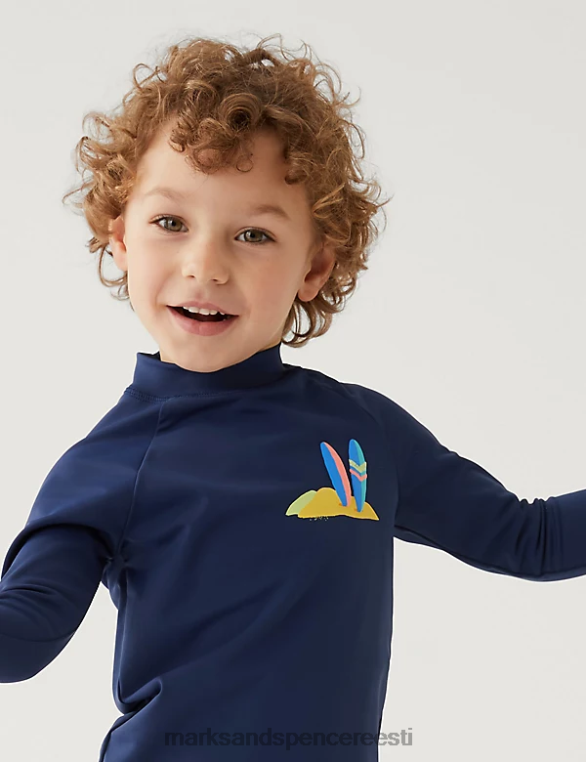 Riietus ee Marks & Spencer lapsed 2tk surfilaua ujumiskomplekt sinine segu NZTRN8527