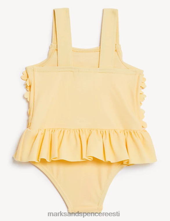 Riietus ee Marks & Spencer lapsed lilleline volangidega ujumistrikoo kollane NZTRN7961