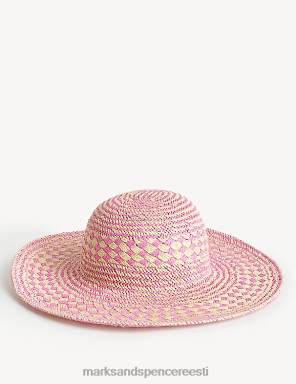 tarvikud ee Marks & Spencer lapsed päikse müts särav roosa NZTRN8326